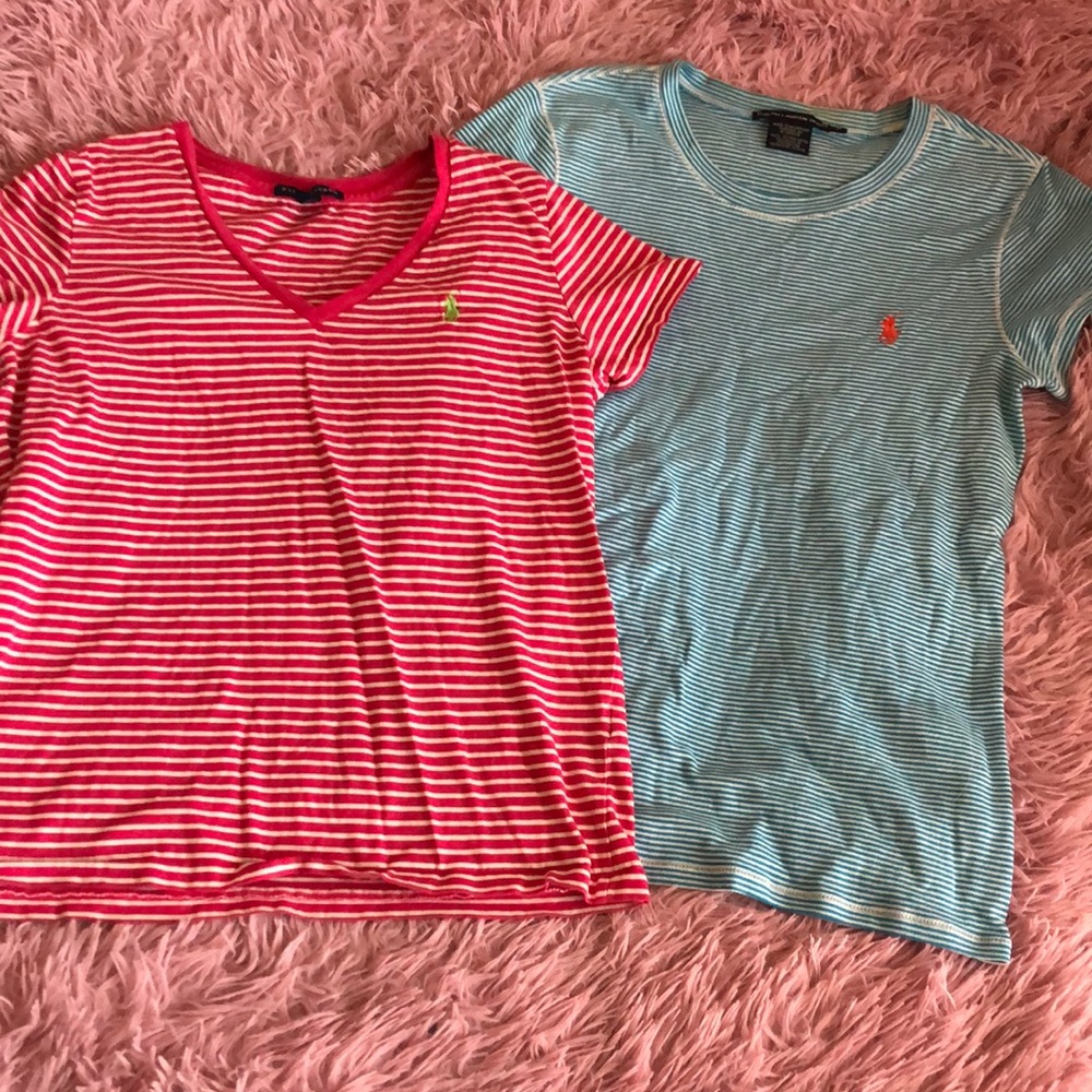 Two polo shirts